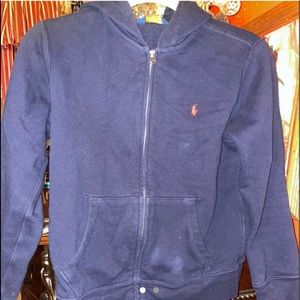 Polo sweater zipper
